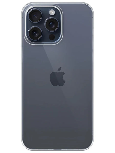 iPhone 15 Pro Max Crystal Clear Anti-Yellow Transparent Case | Slim Protective Back Cover