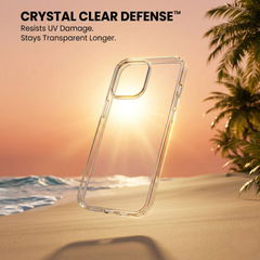 iPhone 15 Pro Max Crystal Clear Anti-Yellow Transparent Case | Slim Protective Back Cover