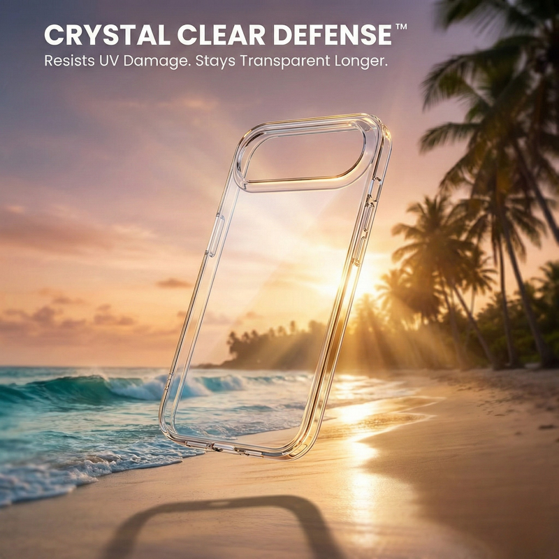 iPhone 17 Air Crystal Clear Anti-Yellow Transparent Case | Slim Protective Back Cover