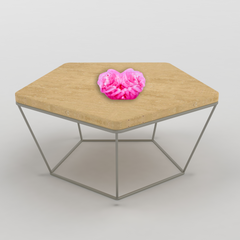 Pink Epoxy Resin Hand Bowl Decorative Resin Art 6