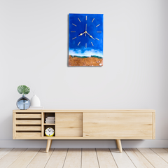Ocean Wave Epoxy Resin Wall Clock – 12