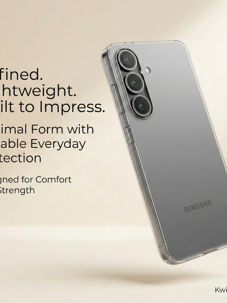 Samsung Galaxy S25 Crystal Clear Anti-Yellow Transparent Case | Slim Protective Back Cover