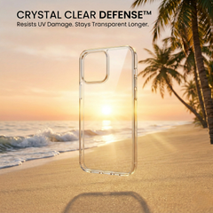 iPhone 15 Plus Crystal Clear Anti-Yellow Transparent Case | Slim Protective Back Cover