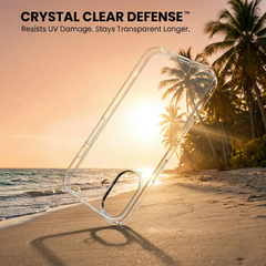 iPhone 16 Crystal Clear Anti-Yellow Transparent Case | Slim Protective Back Cover