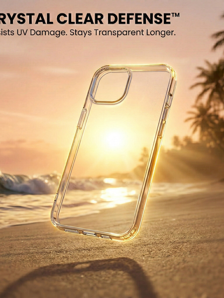 iPhone 12 Mini Crystal Clear Anti-Yellow Transparent Case | Slim Protective Back Cover