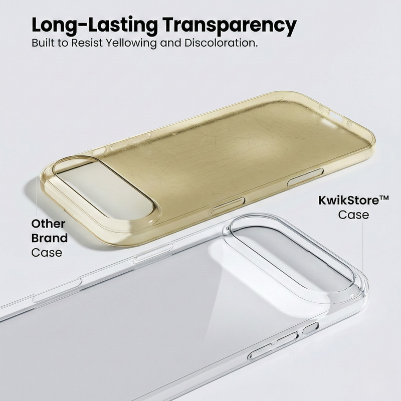 iPhone 17 Air Crystal Clear Anti-Yellow Transparent Case | Slim Protective Back Cover