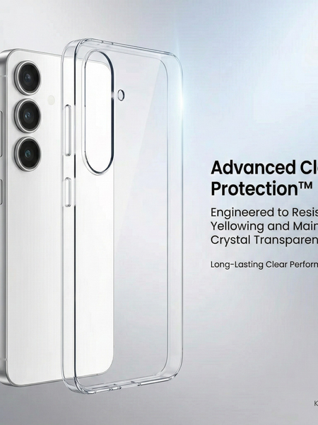 Samsung Galaxy S24 FE Crystal Clear Anti-Yellow Transparent Case | Slim Protective Back Cover