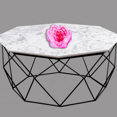 Pink Epoxy Resin Hand Bowl Decorative Resin Art 6