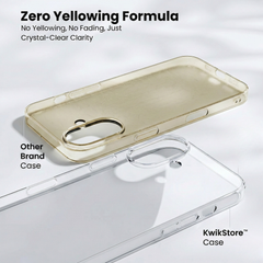 iPhone 17 Crystal Clear Anti-Yellow Transparent Case | Slim Protective Back Cover