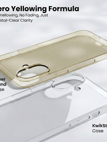 iPhone 17 Crystal Clear Anti-Yellow Transparent Case | Slim Protective Back Cover