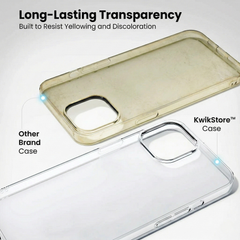 iPhone 14 Crystal Clear Anti-Yellow Transparent Case | Slim Protective Back Cover