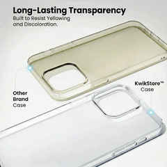 iPhone 11 Pro Crystal Clear Anti-Yellow Transparent Case | Slim Protective Back Cover