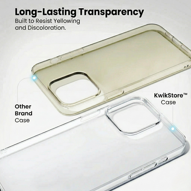 iPhone 11 Pro Crystal Clear Anti-Yellow Transparent Case | Slim Protective Back Cover