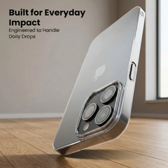 iPhone 15 Pro Max Crystal Clear Anti-Yellow Transparent Case | Slim Protective Back Cover