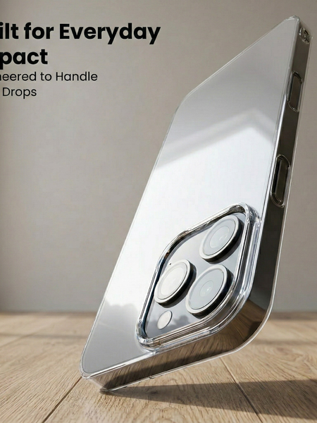 iPhone 16 Pro Max Crystal Clear Anti-Yellow Transparent Case | Slim Protective Back Cover