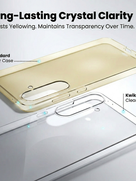 Samsung Galaxy S25 Crystal Clear Anti-Yellow Transparent Case | Slim Protective Back Cover