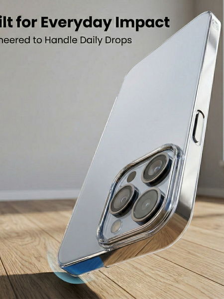 iPhone 13 Pro Max Crystal Clear Anti-Yellow Transparent Case | Slim Protective Back Cover