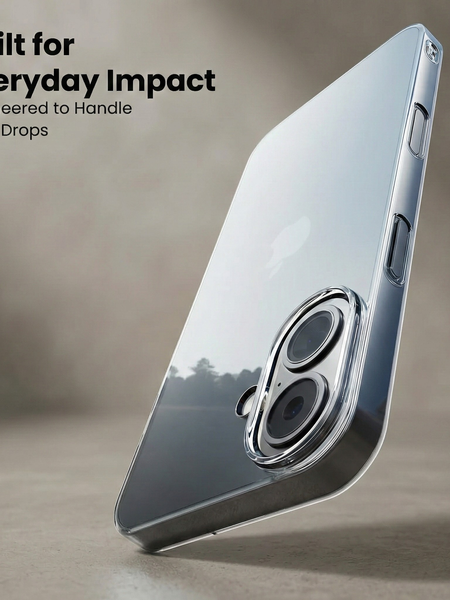 iPhone 17 Crystal Clear Anti-Yellow Transparent Case | Slim Protective Back Cover