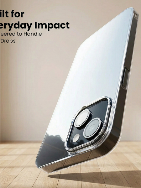 iPhone 13 Mini Crystal Clear Anti-Yellow Transparent Case | Slim Protective Back Cover