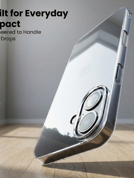 iPhone 16 Plus Crystal Clear Anti-Yellow Transparent Case | Slim Protective Back Cover