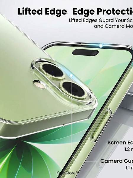 iPhone 17 Crystal Clear Anti-Yellow Transparent Case | Slim Protective Back Cover