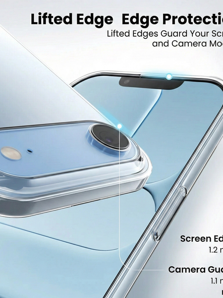 iPhone 17 Air Crystal Clear Anti-Yellow Transparent Case | Slim Protective Back Cover