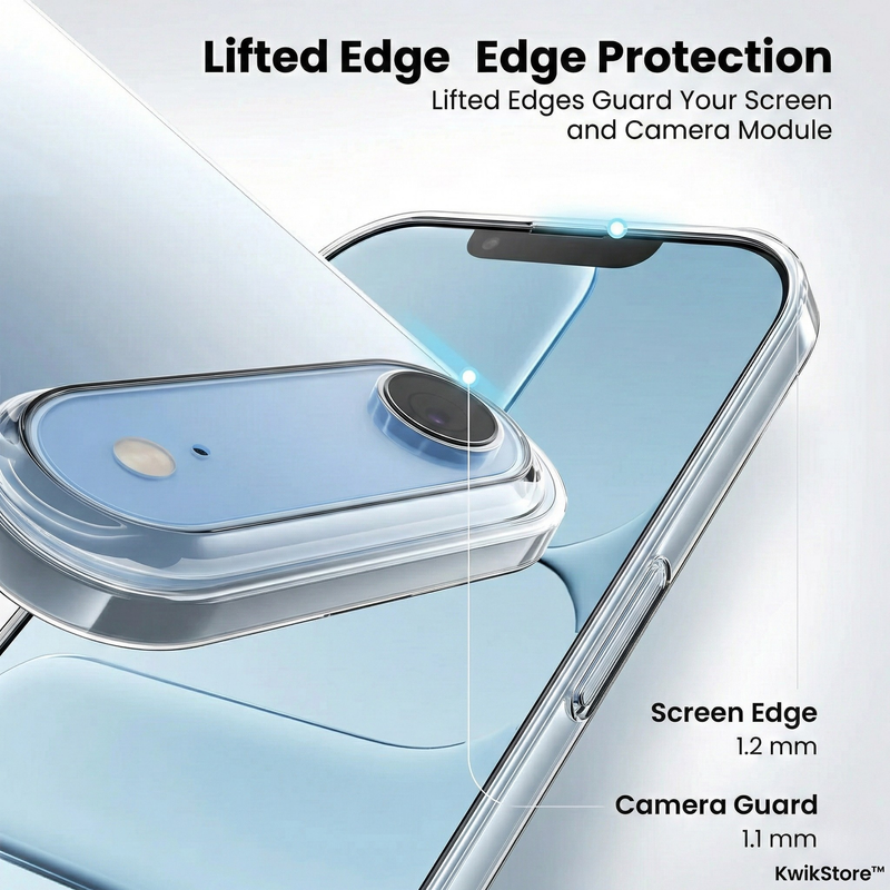 iPhone 17 Air Crystal Clear Anti-Yellow Transparent Case | Slim Protective Back Cover