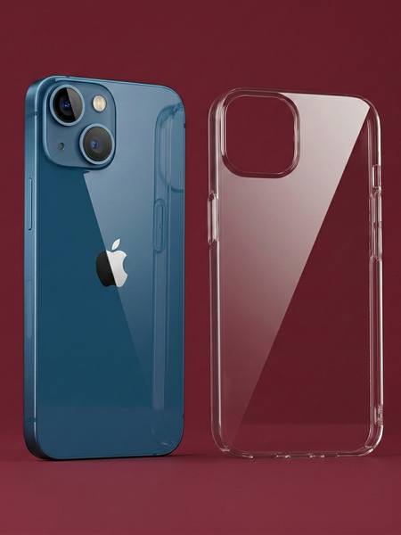 iPhone 13 Mini Crystal Clear Anti-Yellow Transparent Case | Slim Protective Back Cover