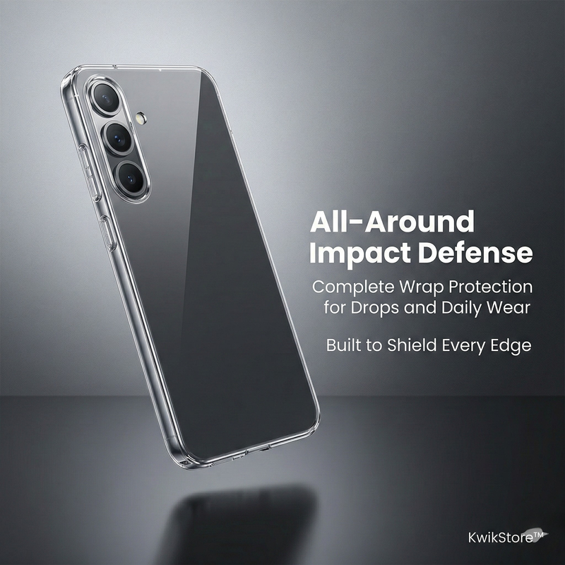 Samsung Galaxy S24 FE Crystal Clear Anti-Yellow Transparent Case | Slim Protective Back Cover