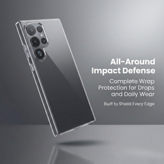 Samsung Galaxy S26 Ultra Crystal Clear Anti-Yellow Transparent Case | Slim Protective Back Cover