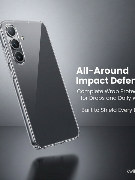 Samsung Galaxy S25 Crystal Clear Anti-Yellow Transparent Case | Slim Protective Back Cover