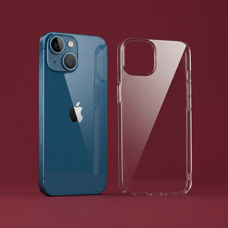 iPhone 13 Crystal Clear Anti-Yellow Transparent Case | Slim Protective Back Cover