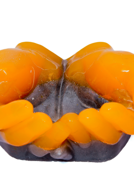 Yellow & Brown Epoxy Resin Hand Bowl Decorative Resin Art 6
