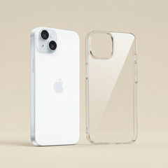 iPhone 15 Plus Crystal Clear Anti-Yellow Transparent Case | Slim Protective Back Cover