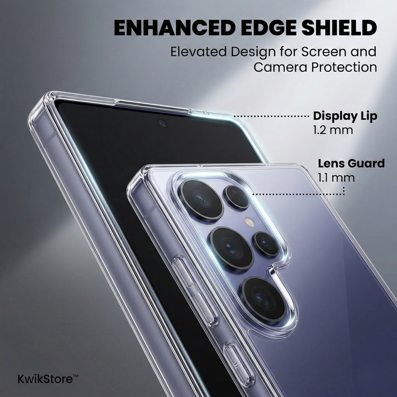 Samsung Galaxy S26 Ultra Crystal Clear Anti-Yellow Transparent Case | Slim Protective Back Cover