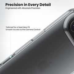 iPhone 17 Air Crystal Clear Anti-Yellow Transparent Case | Slim Protective Back Cover