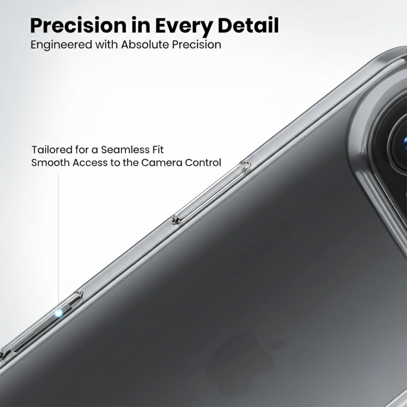 iPhone 17 Air Crystal Clear Anti-Yellow Transparent Case | Slim Protective Back Cover