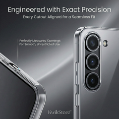 Samsung Galaxy S24 FE Crystal Clear Anti-Yellow Transparent Case | Slim Protective Back Cover