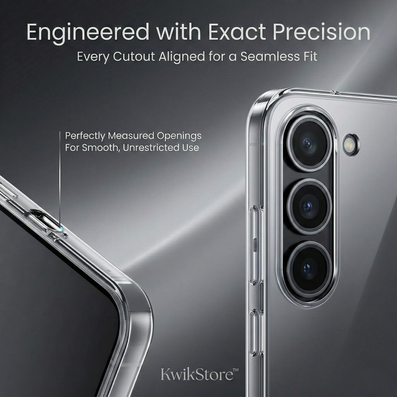 Samsung Galaxy S24 FE Crystal Clear Anti-Yellow Transparent Case | Slim Protective Back Cover