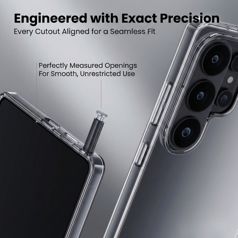 Samsung Galaxy S26 Ultra Crystal Clear Anti-Yellow Transparent Case | Slim Protective Back Cover