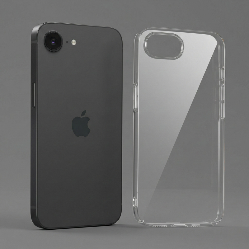 iPhone 16e Crystal Clear Anti-Yellow Transparent Case | Slim Protective Back Cover