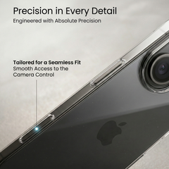 iPhone 16 Crystal Clear Anti-Yellow Transparent Case | Slim Protective Back Cover