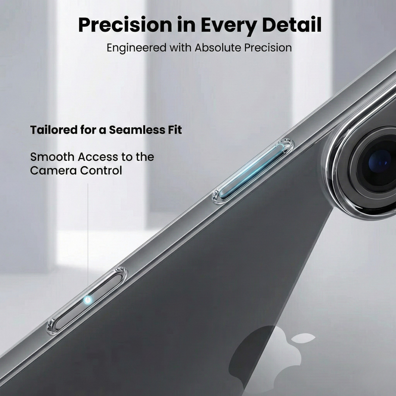 iPhone 17 Crystal Clear Anti-Yellow Transparent Case | Slim Protective Back Cover