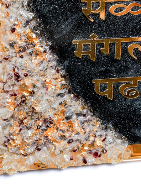 Jain Namokar Mantra Epoxy Resin Wall Art 22