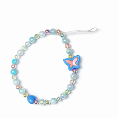 Beaded Phone Charm Wrist Strap | Decorative Mobile Pendant Lanyard