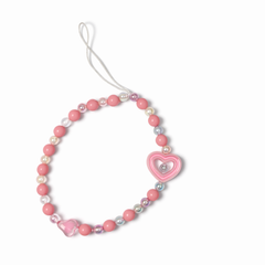 Beaded Phone Charm Wrist Strap | Decorative Mobile Pendant Lanyard